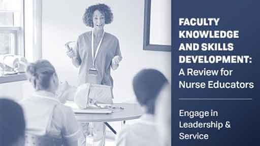 Image for Faculty Knowledge Skills Development: Engage in Leadership and Service
